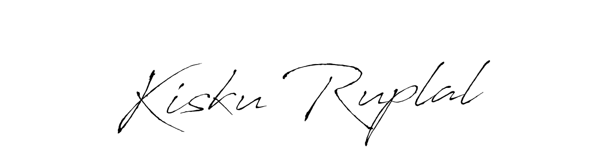 Make a beautiful signature design for name Kisku Ruplal. With this signature (Antro_Vectra) style, you can create a handwritten signature for free. Kisku Ruplal signature style 6 images and pictures png
