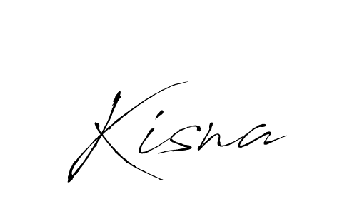 How to make Kisna name signature. Use Antro_Vectra style for creating short signs online. This is the latest handwritten sign. Kisna signature style 6 images and pictures png
