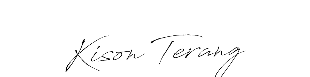 This is the best signature style for the Kison Terang name. Also you like these signature font (Antro_Vectra). Mix name signature. Kison Terang signature style 6 images and pictures png