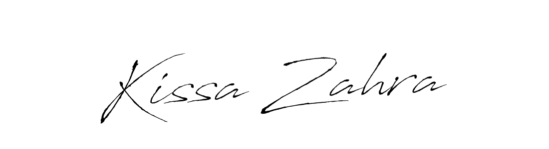 Kissa Zahra stylish signature style. Best Handwritten Sign (Antro_Vectra) for my name. Handwritten Signature Collection Ideas for my name Kissa Zahra. Kissa Zahra signature style 6 images and pictures png