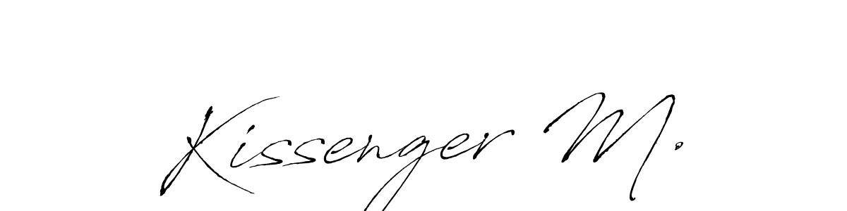 See photos of Kissenger M. official signature by Spectra . Check more albums & portfolios. Read reviews & check more about Antro_Vectra font. Kissenger M. signature style 6 images and pictures png