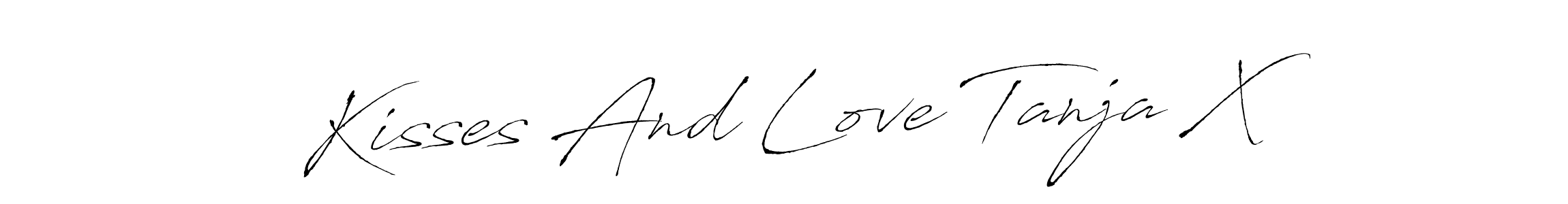 Also You can easily find your signature by using the search form. We will create Kisses And Love Tanja X name handwritten signature images for you free of cost using Antro_Vectra sign style. Kisses And Love Tanja X signature style 6 images and pictures png