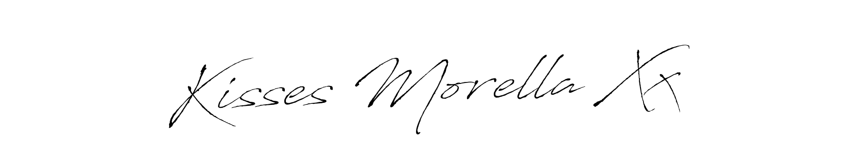 Similarly Antro_Vectra is the best handwritten signature design. Signature creator online .You can use it as an online autograph creator for name Kisses Morella Xx. Kisses Morella Xx signature style 6 images and pictures png