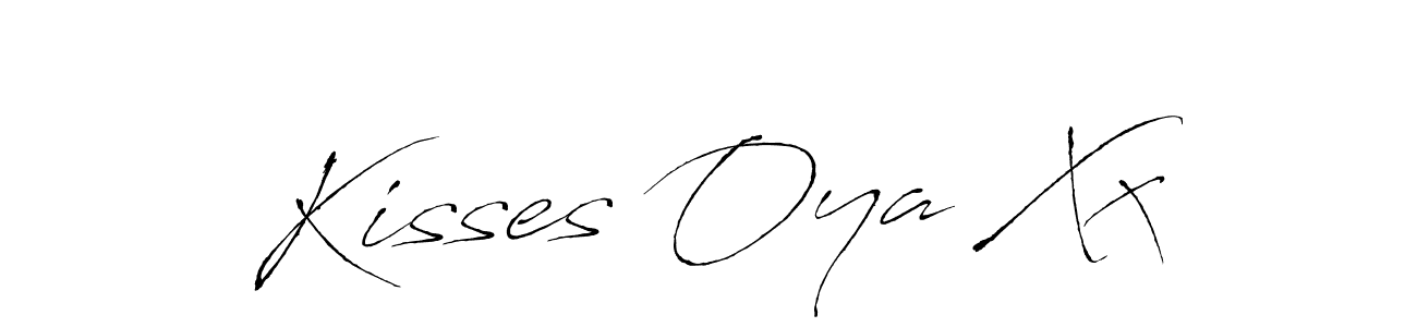 if you are searching for the best signature style for your name Kisses Oya Xx. so please give up your signature search. here we have designed multiple signature styles  using Antro_Vectra. Kisses Oya Xx signature style 6 images and pictures png