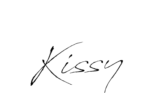 Use a signature maker to create a handwritten signature online. With this signature software, you can design (Antro_Vectra) your own signature for name Kissy. Kissy signature style 6 images and pictures png