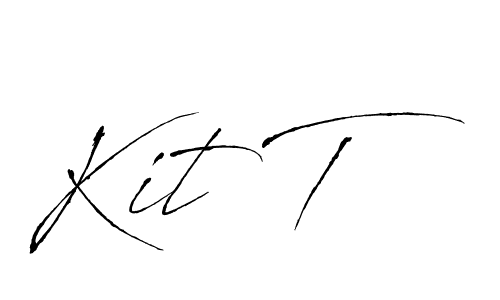 Use a signature maker to create a handwritten signature online. With this signature software, you can design (Antro_Vectra) your own signature for name Kit T. Kit T signature style 6 images and pictures png