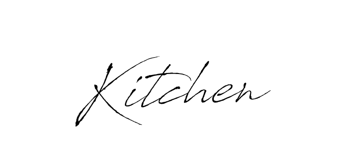 Use a signature maker to create a handwritten signature online. With this signature software, you can design (Antro_Vectra) your own signature for name Kitchen. Kitchen signature style 6 images and pictures png