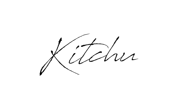 Create a beautiful signature design for name Kitchu. With this signature (Antro_Vectra) fonts, you can make a handwritten signature for free. Kitchu signature style 6 images and pictures png