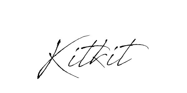 Use a signature maker to create a handwritten signature online. With this signature software, you can design (Antro_Vectra) your own signature for name Kitkit. Kitkit signature style 6 images and pictures png