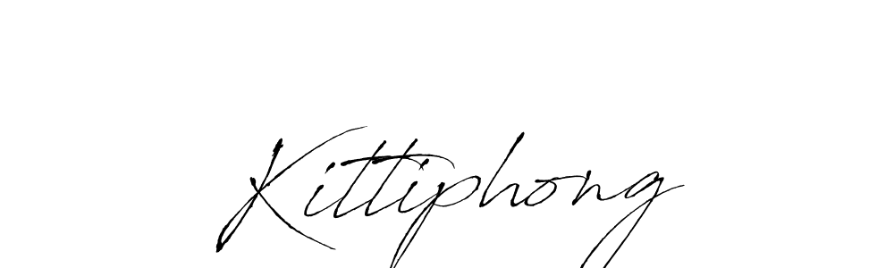 Kittiphong stylish signature style. Best Handwritten Sign (Antro_Vectra) for my name. Handwritten Signature Collection Ideas for my name Kittiphong. Kittiphong signature style 6 images and pictures png