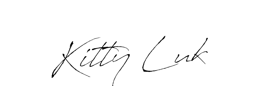 Create a beautiful signature design for name Kitty Luk. With this signature (Antro_Vectra) fonts, you can make a handwritten signature for free. Kitty Luk signature style 6 images and pictures png