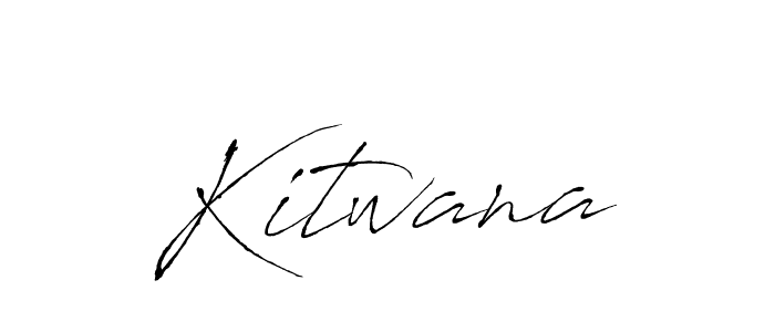 Make a beautiful signature design for name Kitwana. With this signature (Antro_Vectra) style, you can create a handwritten signature for free. Kitwana signature style 6 images and pictures png