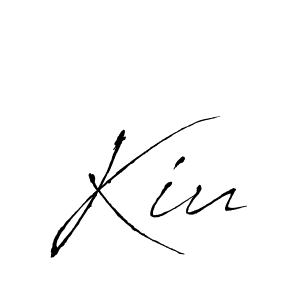 It looks lik you need a new signature style for name Kiu. Design unique handwritten (Antro_Vectra) signature with our free signature maker in just a few clicks. Kiu signature style 6 images and pictures png