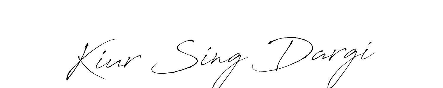 Once you've used our free online signature maker to create your best signature Antro_Vectra style, it's time to enjoy all of the benefits that Kiur Sing Dargi name signing documents. Kiur Sing Dargi signature style 6 images and pictures png