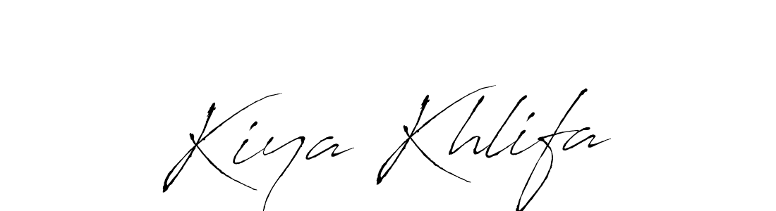 Also we have Kiya Khlifa name is the best signature style. Create professional handwritten signature collection using Antro_Vectra autograph style. Kiya Khlifa signature style 6 images and pictures png