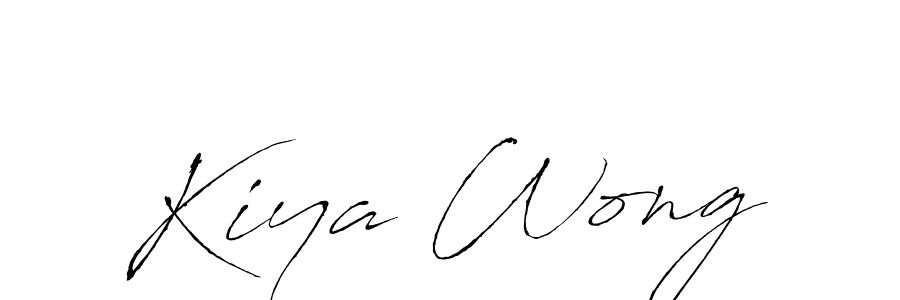 Design your own signature with our free online signature maker. With this signature software, you can create a handwritten (Antro_Vectra) signature for name Kiya Wong. Kiya Wong signature style 6 images and pictures png