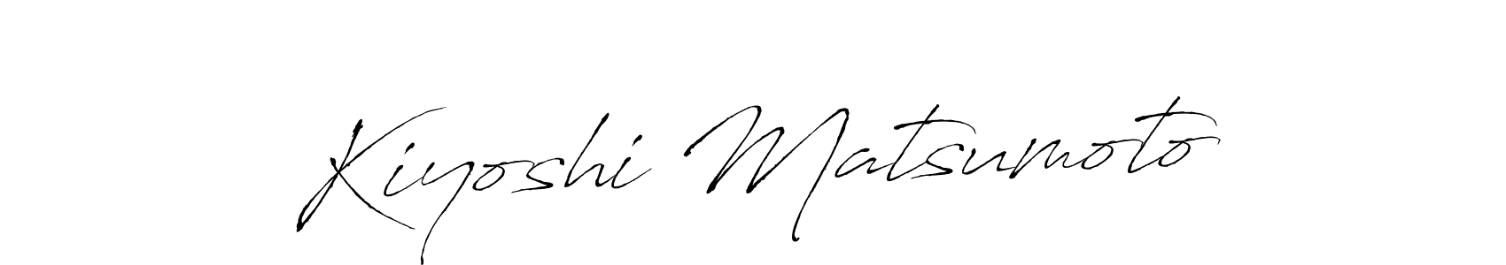 How to Draw Kiyoshi Matsumoto signature style? Antro_Vectra is a latest design signature styles for name Kiyoshi Matsumoto. Kiyoshi Matsumoto signature style 6 images and pictures png