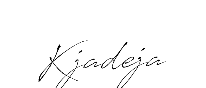 Also You can easily find your signature by using the search form. We will create Kjadeja name handwritten signature images for you free of cost using Antro_Vectra sign style. Kjadeja signature style 6 images and pictures png