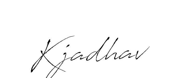 Make a beautiful signature design for name Kjadhav. Use this online signature maker to create a handwritten signature for free. Kjadhav signature style 6 images and pictures png