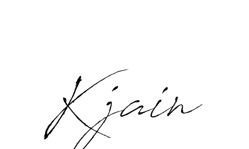 Antro_Vectra is a professional signature style that is perfect for those who want to add a touch of class to their signature. It is also a great choice for those who want to make their signature more unique. Get Kjain name to fancy signature for free. Kjain signature style 6 images and pictures png