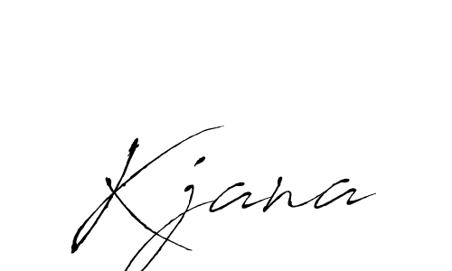 Kjana stylish signature style. Best Handwritten Sign (Antro_Vectra) for my name. Handwritten Signature Collection Ideas for my name Kjana. Kjana signature style 6 images and pictures png