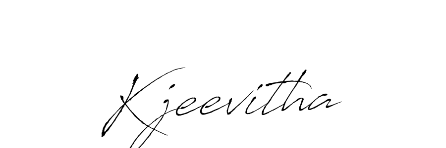 Similarly Antro_Vectra is the best handwritten signature design. Signature creator online .You can use it as an online autograph creator for name Kjeevitha. Kjeevitha signature style 6 images and pictures png