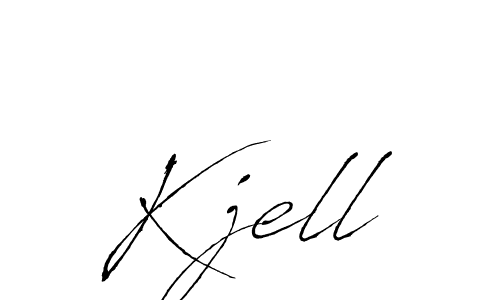 You should practise on your own different ways (Antro_Vectra) to write your name (Kjell) in signature. don't let someone else do it for you. Kjell signature style 6 images and pictures png