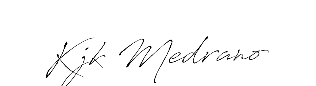 Kjk Medrano stylish signature style. Best Handwritten Sign (Antro_Vectra) for my name. Handwritten Signature Collection Ideas for my name Kjk Medrano. Kjk Medrano signature style 6 images and pictures png