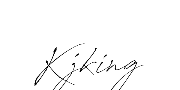 Kjking stylish signature style. Best Handwritten Sign (Antro_Vectra) for my name. Handwritten Signature Collection Ideas for my name Kjking. Kjking signature style 6 images and pictures png