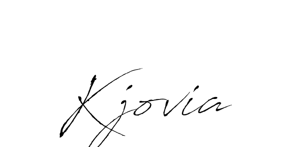 You should practise on your own different ways (Antro_Vectra) to write your name (Kjovia) in signature. don't let someone else do it for you. Kjovia signature style 6 images and pictures png