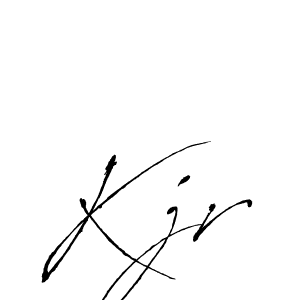 if you are searching for the best signature style for your name Kjr. so please give up your signature search. here we have designed multiple signature styles  using Antro_Vectra. Kjr signature style 6 images and pictures png