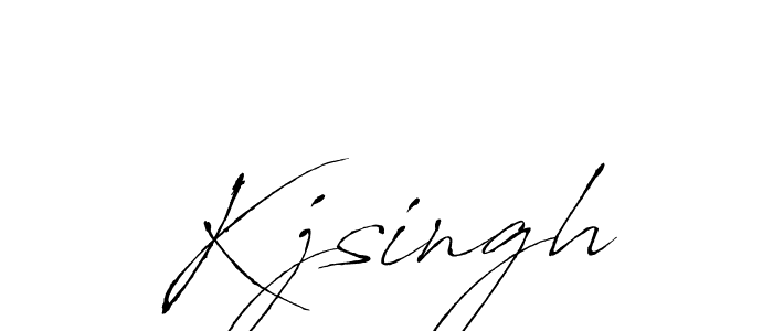Make a beautiful signature design for name Kjsingh. With this signature (Antro_Vectra) style, you can create a handwritten signature for free. Kjsingh signature style 6 images and pictures png