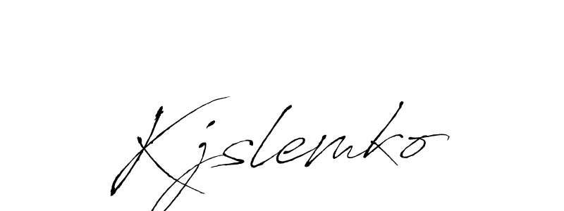 Once you've used our free online signature maker to create your best signature Antro_Vectra style, it's time to enjoy all of the benefits that Kjslemko name signing documents. Kjslemko signature style 6 images and pictures png