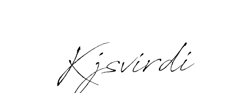 Make a beautiful signature design for name Kjsvirdi. With this signature (Antro_Vectra) style, you can create a handwritten signature for free. Kjsvirdi signature style 6 images and pictures png