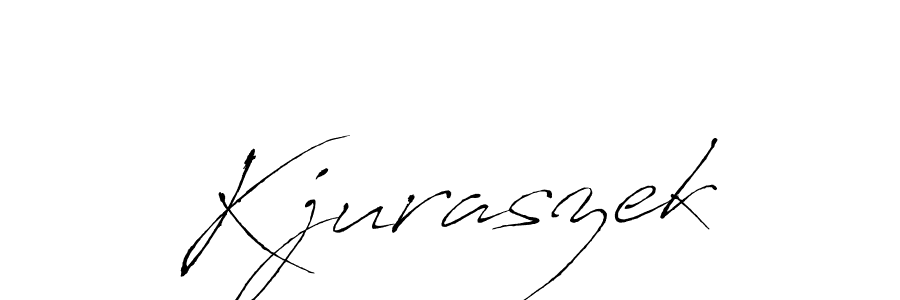Design your own signature with our free online signature maker. With this signature software, you can create a handwritten (Antro_Vectra) signature for name Kjuraszek. Kjuraszek signature style 6 images and pictures png