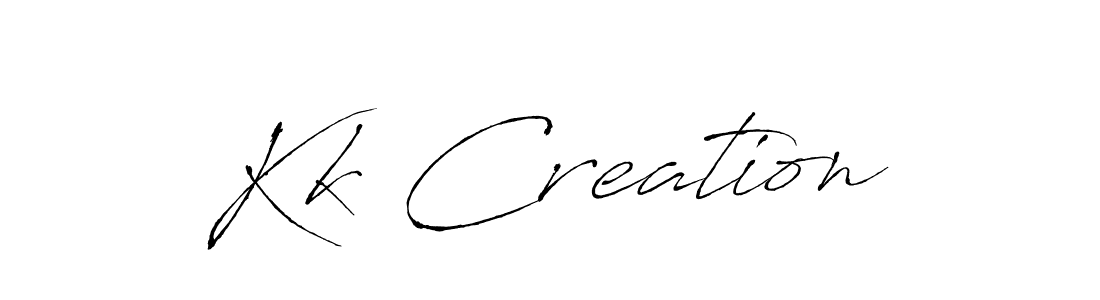 Also You can easily find your signature by using the search form. We will create Kk Creation name handwritten signature images for you free of cost using Antro_Vectra sign style. Kk Creation signature style 6 images and pictures png