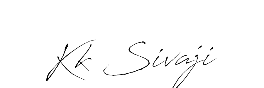 Make a beautiful signature design for name Kk Sivaji. With this signature (Antro_Vectra) style, you can create a handwritten signature for free. Kk Sivaji signature style 6 images and pictures png