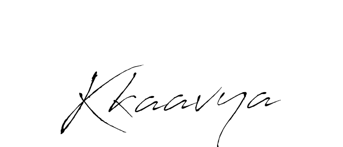 Design your own signature with our free online signature maker. With this signature software, you can create a handwritten (Antro_Vectra) signature for name Kkaavya. Kkaavya signature style 6 images and pictures png