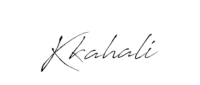 How to Draw Kkahali signature style? Antro_Vectra is a latest design signature styles for name Kkahali. Kkahali signature style 6 images and pictures png