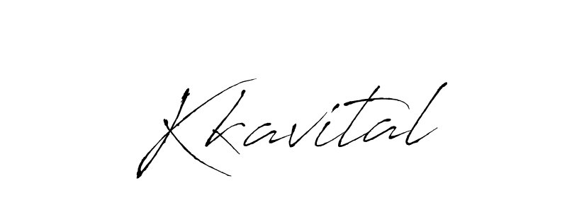 Make a beautiful signature design for name Kkavital. With this signature (Antro_Vectra) style, you can create a handwritten signature for free. Kkavital signature style 6 images and pictures png