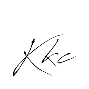 Also we have Kkc name is the best signature style. Create professional handwritten signature collection using Antro_Vectra autograph style. Kkc signature style 6 images and pictures png