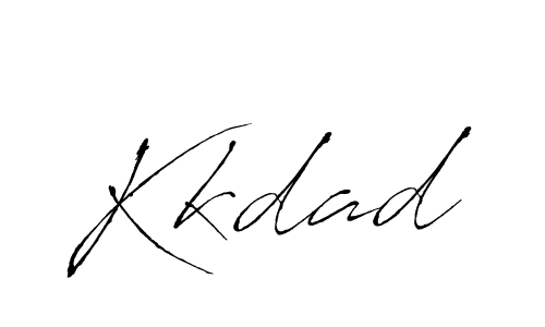 Use a signature maker to create a handwritten signature online. With this signature software, you can design (Antro_Vectra) your own signature for name Kkdad. Kkdad signature style 6 images and pictures png