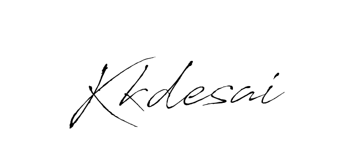 if you are searching for the best signature style for your name Kkdesai. so please give up your signature search. here we have designed multiple signature styles  using Antro_Vectra. Kkdesai signature style 6 images and pictures png