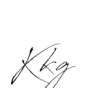 Use a signature maker to create a handwritten signature online. With this signature software, you can design (Antro_Vectra) your own signature for name Kkg. Kkg signature style 6 images and pictures png
