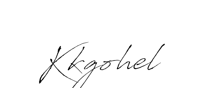 Kkgohel stylish signature style. Best Handwritten Sign (Antro_Vectra) for my name. Handwritten Signature Collection Ideas for my name Kkgohel. Kkgohel signature style 6 images and pictures png