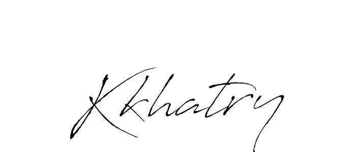 The best way (Antro_Vectra) to make a short signature is to pick only two or three words in your name. The name Kkhatry include a total of six letters. For converting this name. Kkhatry signature style 6 images and pictures png