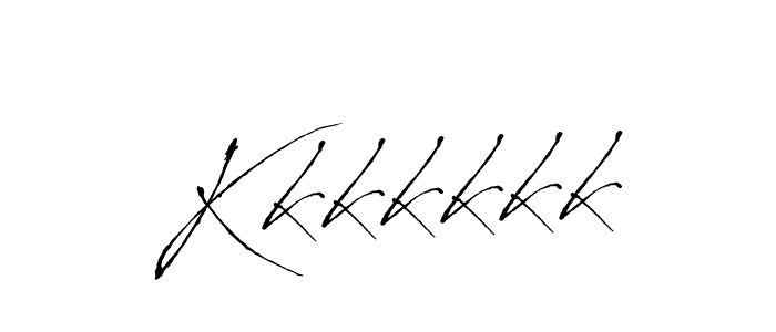 How to make Kkkkkkk name signature. Use Antro_Vectra style for creating short signs online. This is the latest handwritten sign. Kkkkkkk signature style 6 images and pictures png