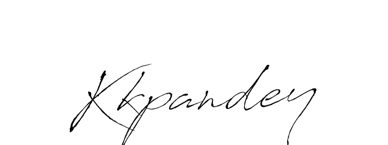 How to make Kkpandey signature? Antro_Vectra is a professional autograph style. Create handwritten signature for Kkpandey name. Kkpandey signature style 6 images and pictures png