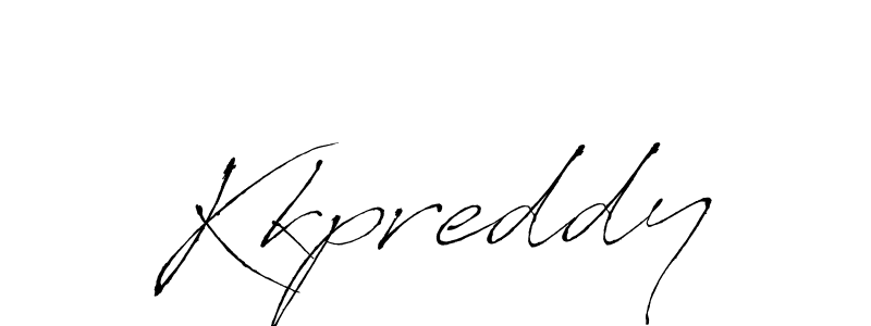 Create a beautiful signature design for name Kkpreddy. With this signature (Antro_Vectra) fonts, you can make a handwritten signature for free. Kkpreddy signature style 6 images and pictures png