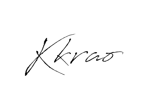 Make a beautiful signature design for name Kkrao. With this signature (Antro_Vectra) style, you can create a handwritten signature for free. Kkrao signature style 6 images and pictures png